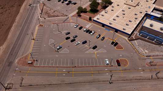 H.D. Hilley Elementary School Parking Lot - Back in Socorro 2