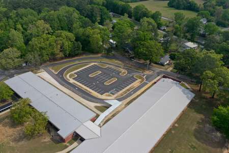 Four Oaks Elementary School Parking Lot - Staff in Four Oaks