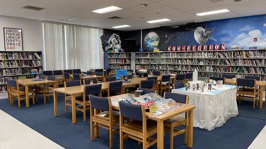 Lomax Magnet Elementary School (2521) Library in Tampa 2