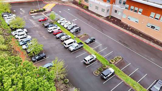 Straub Middle School Parking Lot - Front in Salem