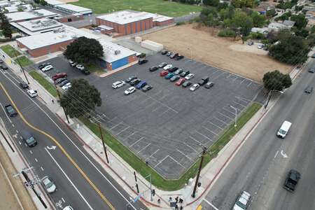 Simons Middle School Parking Lot in Pomona