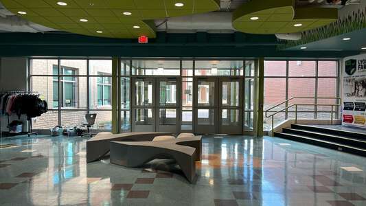 Lyons Farm Elementary School Commons in Durham