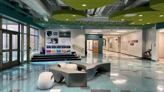 Lyons Farm Elementary School Commons in Durham