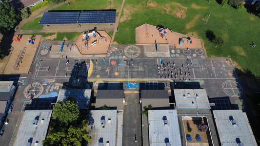 Sierra View Elementary School Outdoor Basketball Courts in Chico