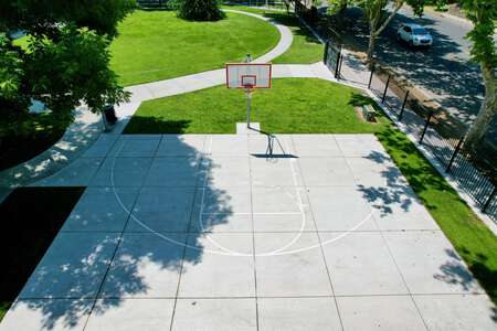 eCademy Charter at Crane School Outdoor Basketball Courts in Turlock