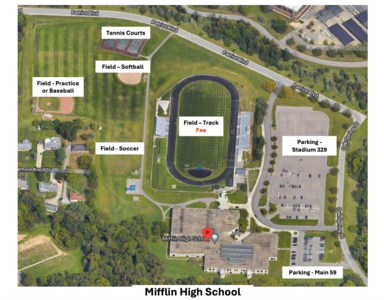 Mifflin High School Parking Lot in Columbus 3