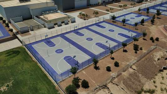 Eastlake Middle School Outdoor Basketball Courts 2 in El Paso 2