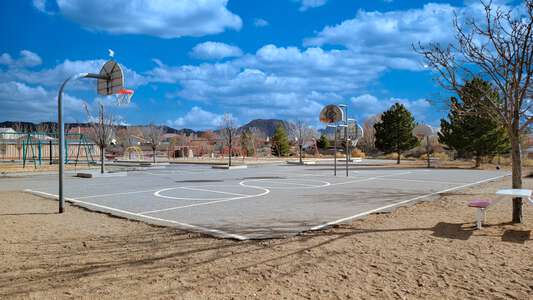 Manzano Mesa Elementary School Outdoor Basketball Courts in Albuquerque