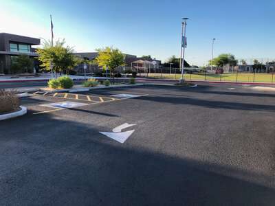Madison School District Parking Lot in Phoenix