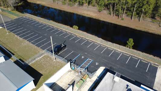W. D. Hartley Elementary School Parking Lot - Side in St. Augustine 2