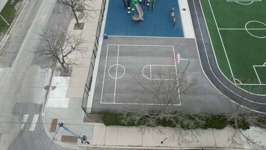 Linne - Carl von Linne Elementary School Blacktop in Chicago 2