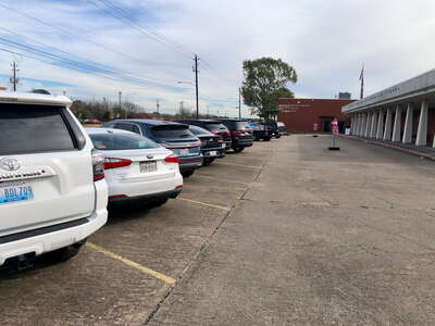 V.W. Miller Intermediate Parking Lot - Front in Pasadena