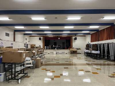 Gray Middle School Cafeteria in Portland