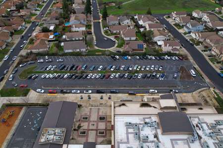 Marion Mix Elementary School Parking Lot in Elk Grove