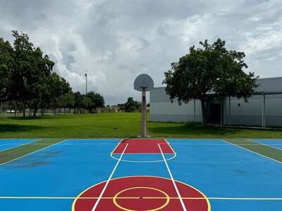Bowman Ashe Doolin K-8 Academy Lower Academy Outdoor Basketball Courts in Miami 3