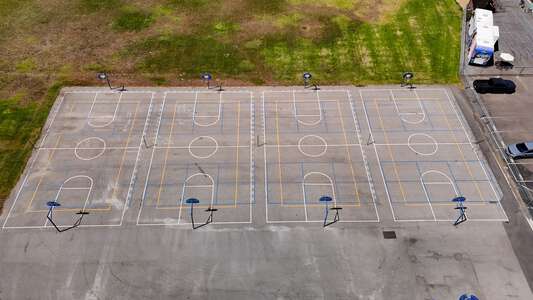 Edward A. Hall Middle School Outdoor Basketball Courts in Watsonville 2