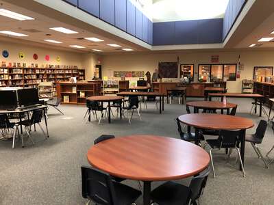 S.H. Crowley Elementary Library in Fort Worth