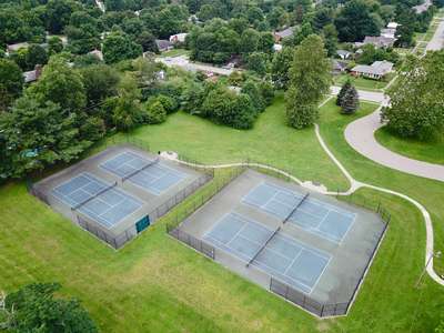 Glendover Elementary School Tennis Courts in Lexington