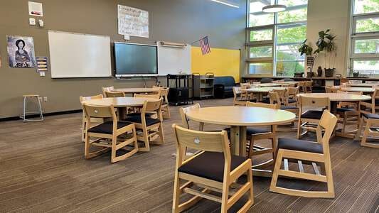 Finn Hill Middle School Library in Kirkland