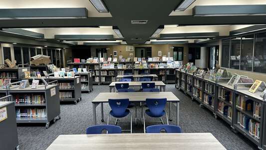 Canyon View Elementary School Library in Irvine