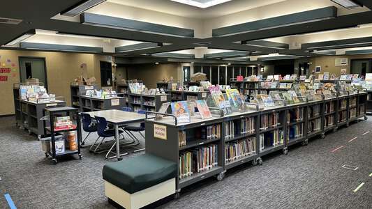 Canyon View Elementary School Library in Irvine