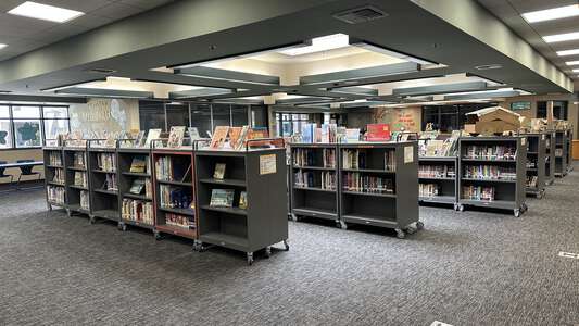 Canyon View Elementary School Library in Irvine