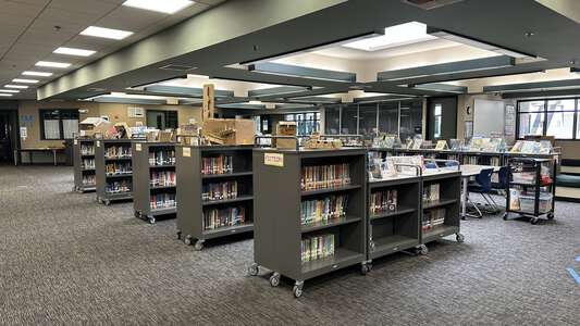 Canyon View Elementary School Library in Irvine