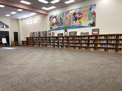 Ridgeview Middle School Library in Round Rock