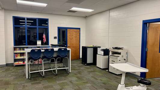 Long Cane Middle School Media Center in LaGrange