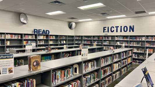 Long Cane Middle School Media Center in LaGrange
