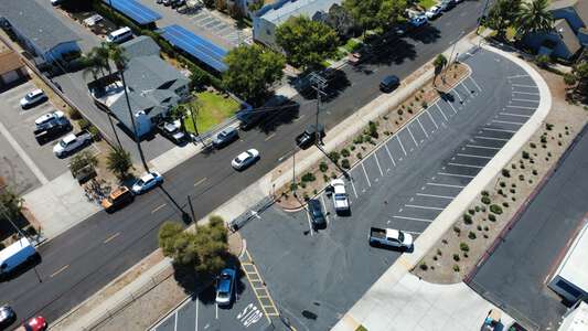 Casita Center Elementary School Parking Lot - Front in Vista 2