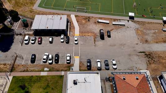 Edward A. Hall Middle School Parking Lot - Back in Watsonville 2