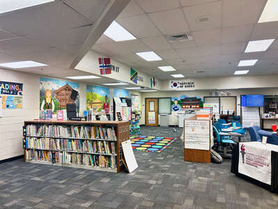 Parsons Elementary School Media Center in Suwanee