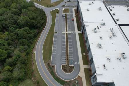 Seckinger High School Parking Lot - Side in Buford