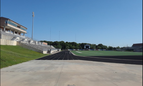 Fort Bend Independent School District Hall Stadium Press Box in Missouri City
