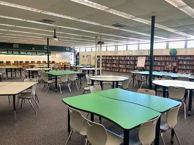 Gulf Middle School Library in New Port Richey