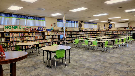 Lake Asbury Elementary School Library in Green Cove Springs