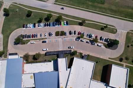 Caprock Elementary School Parking Lot East in Fort Worth