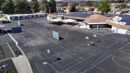 Northwood Elementary School Outdoor Basketball Courts in Irvine