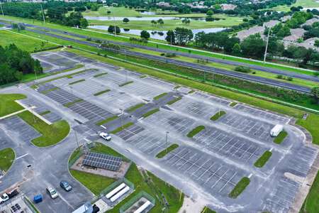 Harmony High School Parking Lot 3 in Harmony