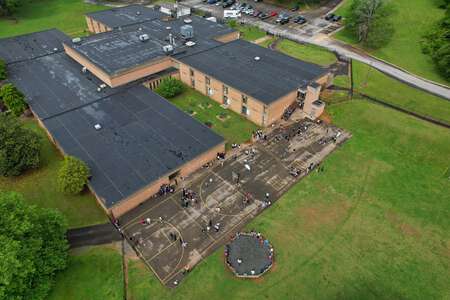 Cedar Bluff Middle School Outdoor Basketball Courts 1 in Knoxville