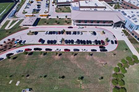 Vista Ridge Middle School Parking Lot South in Fort Worth