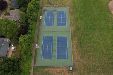 Highland Park Middle School Tennis Courts in Beaverton
