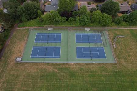 Highland Park Middle School Tennis Courts in Beaverton