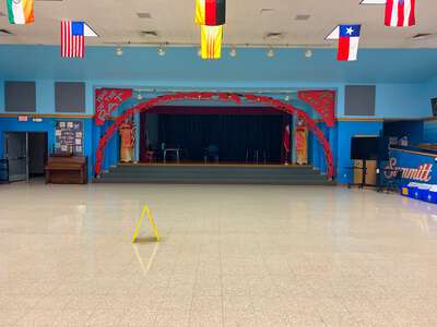 Summitt Elementary School Cafeteria w/ Stage in Austin