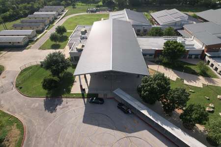 Perez Elementary School Outdoor Basketball Court in Austin
