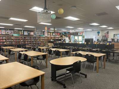 Sequoia Middle School Library in Fresno