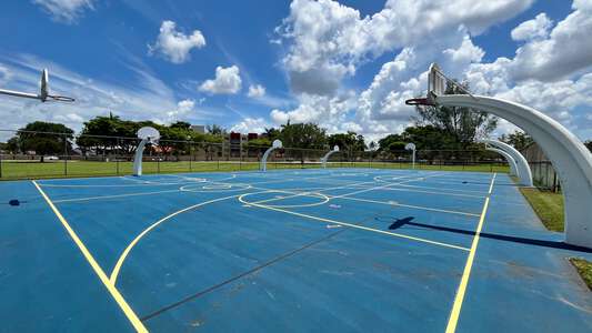 Wesley Matthews Elementary School Outdoor Basketball Courts in Miami