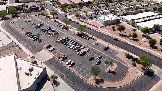 Saddleback Elementary School Parking Lot - Side in Maricopa 2