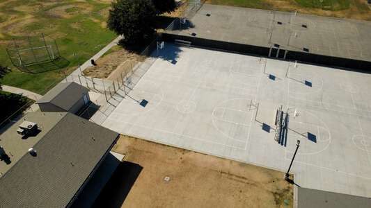 Mulcahy Middle School Outdoor Basketball Courts 2 in Tulare 2